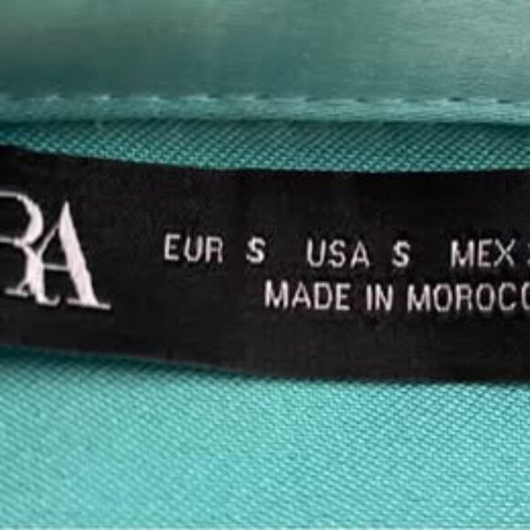 ZARA Satin Effect Wrap Blouse - Picture 4 of 4